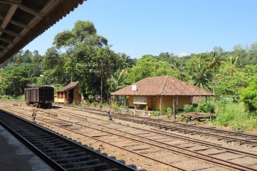 Het treinstation in Kandy