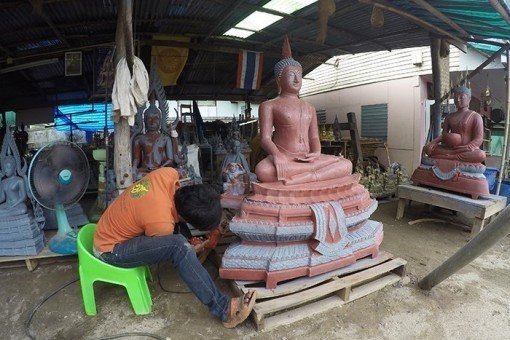 Buddha Casting Foundry in Phitsanulok