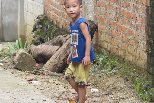 Lokale jongen in Ho Chi Minhstad
